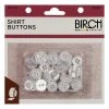 Birch Shirt Buttons - 50PK -Akubra Store 012187