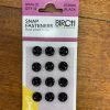 Birch Snap Fasteners (9mm, 12 Pack) 1 Birch Snap Fasteners (9mm, 12 Pack) -Akubra Store 012505 black 12 pack