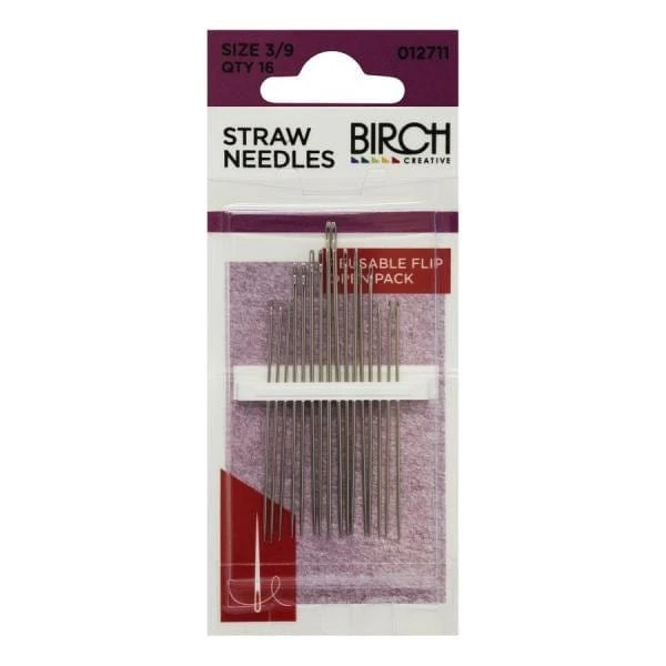 Birch Straw Needles (Various Sizes, 16 Pack) Birch Straw Needles (Various Sizes, 16 Pack) -Akubra Store 012711 3STRAW