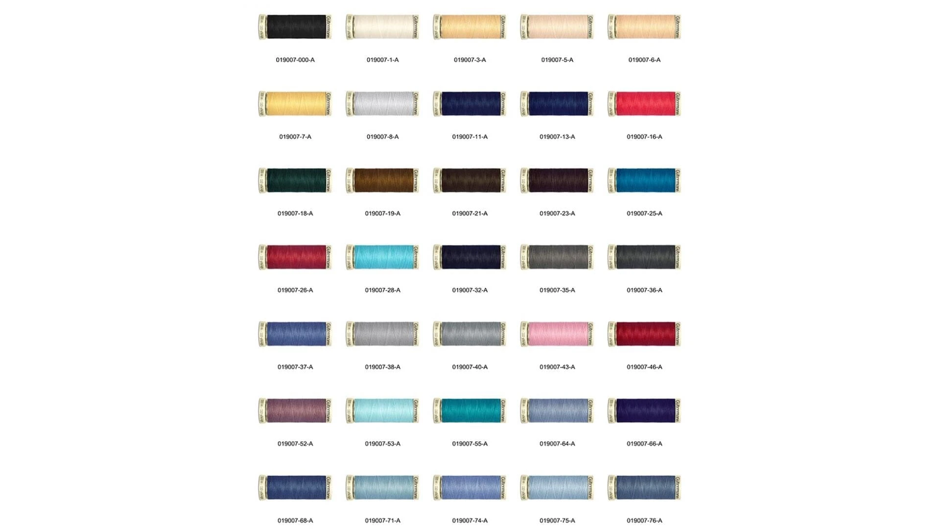 Gutermann Polyester Sew-All Thread - 100m (Colours 000-230) Gutermann Polyester Sew-All Thread - 100m (Colours 000-230) -Akubra Store 019007 1000 76