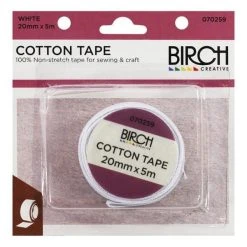 Birch Cotton Tape (Various Sizes)