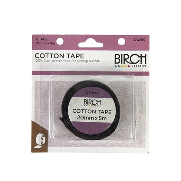 Birch Cotton Tape (Various Sizes) Birch Cotton Tape (Various Sizes) -Akubra Store 070259 black