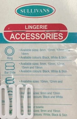 Sullivans Lingerie Accessories - Bar Hook -Akubra Store 12251 bar hook white