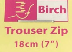 Birch Trouser Zip 18cm 3 Birch Trouser Zip 18cm -Akubra Store 18CM tz