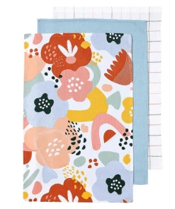 Ladelle Dwell Assorted 3 Pack Kitchen Towel