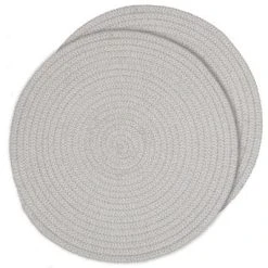 Ladelle Nixon 2 Pack Round Placemats