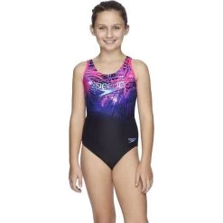 Speedo Girls Powerstrike Muscleback One Piece