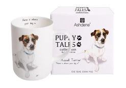Ladelle Puppy Tales Jack Russell Large Can Mug