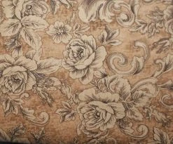 Timeless Treasures Paris Brown Fabric - 1m