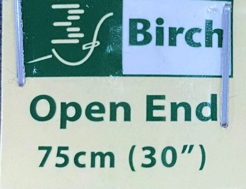 Birch Open End Zip 75cm Birch Open End Zip 75cm -Akubra Store 75cm oez