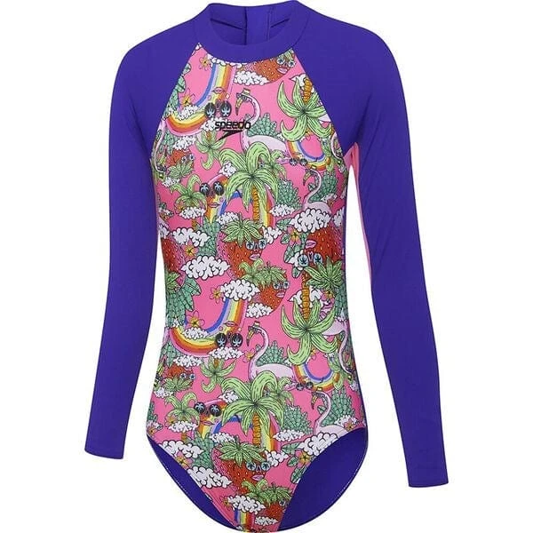 Speedo Girls Paddle Swim Suit Speedo Girls Paddle Swim Suit -Akubra Store 7718H 8001 3