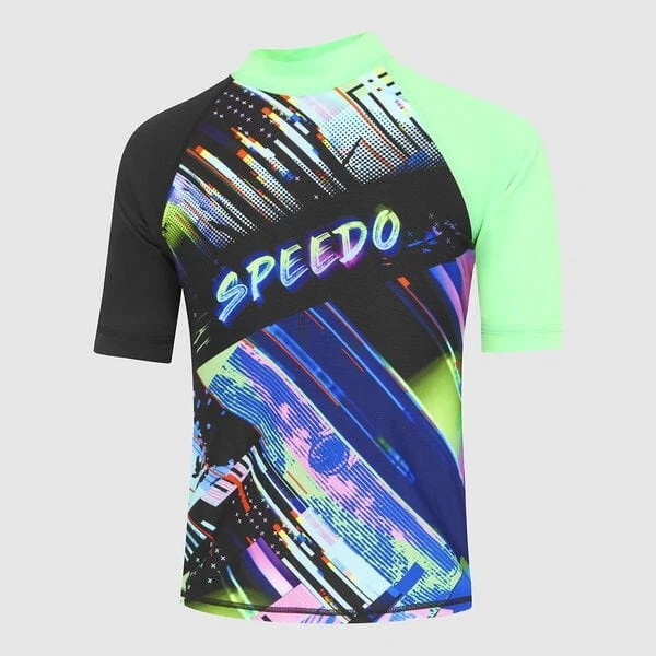 Speedo Boy sIncite Short Sleeve Rash Top Speedo Boy SIncite Short Sleeve Rash Top -Akubra Store 8 11731H282 1