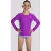 Speedo Girls Long Sleeve Splice Rashie