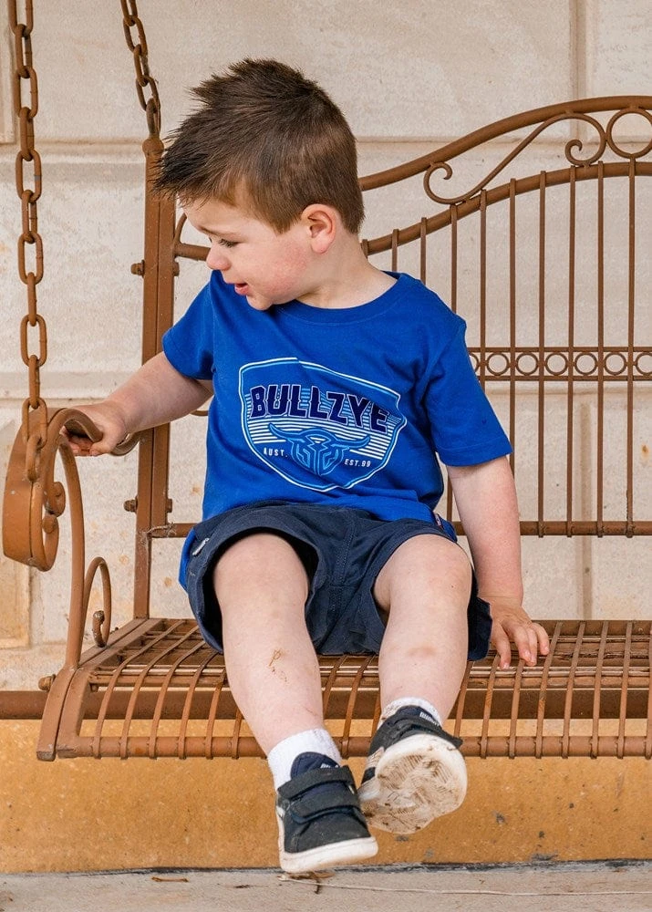 Bullzye Boys Emblem Short Sleeve Tee Bullzye Boys Emblem Short Sleeve Tee -Akubra Store B2S3503181 217 6