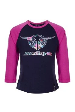 Bullzye Girls Wildflower Long Sleeve Shirt
