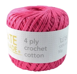 Create Handmade 4 Ply Crochet Cotton 4 Create Handmade 4 Ply Crochet Cotton -Akubra Store Berry b5c61ee1 fb0b 4bb2 8094 650c63679c8b