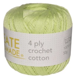 Create Handmade 4 Ply Crochet Cotton 30 Create Handmade 4 Ply Crochet Cotton -Akubra Store Honey Dew e54cc739 4f14 4cf7 a501 dd4ff1029223