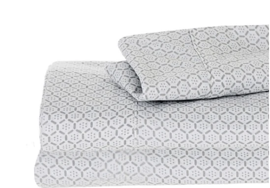 Ramesses Egyptian Cotton 250 T.C. Printed Sheet Set Ramesses Egyptian Cotton 250 T.C. Printed Sheet Set -Akubra Store Honeycomb