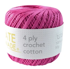 Create Handmade 4 Ply Crochet Cotton 29 Create Handmade 4 Ply Crochet Cotton -Akubra Store Hot Pink f97a334a 4796 47bb 9ece b423fa1755ba