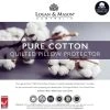 Logan & Mason Pure Cotton Quilted Pillow Protector 2 Logan & Mason Pure Cotton Quilted Pillow Protector -Akubra Store LM 100 Cotton Pillow Protector 03335.1565826019