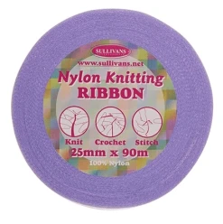 Sullivans Nylon Knitting Ribbon 9 Sullivans Nylon Knitting Ribbon -Akubra Store Lilac
