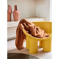 St Albans Mohair Throw Rug - Toffee