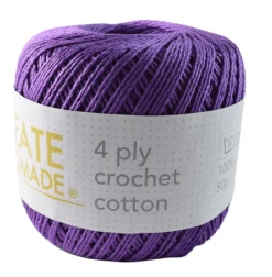 Create Handmade 4 Ply Crochet Cotton 21 Create Handmade 4 Ply Crochet Cotton -Akubra Store Mardi Gras