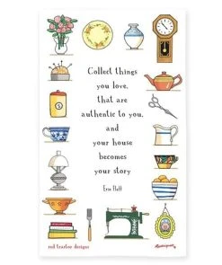 Red Tractor Designs Red Tractor - My Favourite Things - Tea Towel