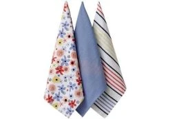 Ladelle Oasis Assorted 3 Pack Kitchen Towel