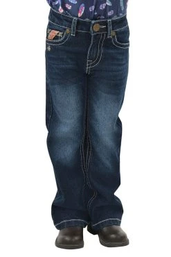 Pure Western Girls Aztec Bootcut Jean