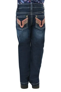 Pure Western Girls Aztec Bootcut Jean -Akubra Store PCP5211726 955 3