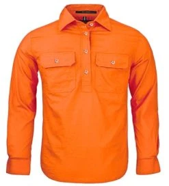 Ritemate Kids Pilbara L/S Work Shirt -Akubra Store RM400CFTA