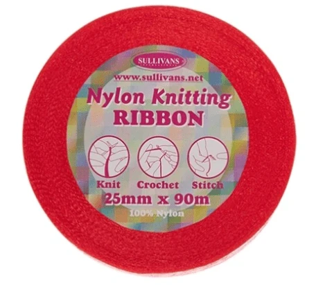 Sullivans Nylon Knitting Ribbon Sullivans Nylon Knitting Ribbon -Akubra Store Red SNKR 49b776d8 2b3c 41ba a80c 53dffbeed307