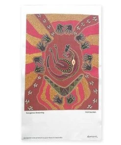 Rodriquez Tea Towel - Hand Kangaroo Dreaming