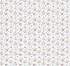Devonstone Collection Floral Gingham In Lilac