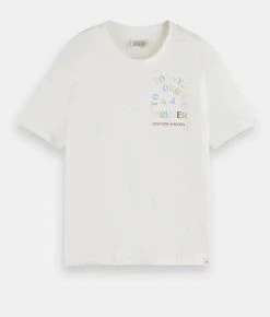 Scotch & Soda Girls Graphic Relaxed-fit T-shirt