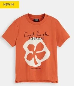 Scotch & Soda Kids Regular-fit Organic Cotton T-Shirt