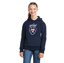 Ariat Girls Real Serape Logo Hoodie