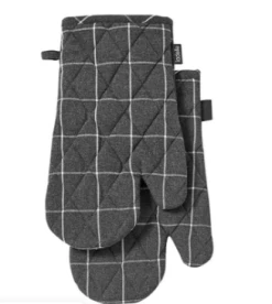 Ladelle Eco Check 2pk Oven Mitt