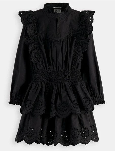 Scotch & Soda Girls Short length Long-Sleeve Broderie Anglaise Tiered Dress Scotch & Soda Girls Short Length Long-Sleeve Broderie Anglaise Tiered Dress -Akubra Store Screenshot 202023 04 28 20115504