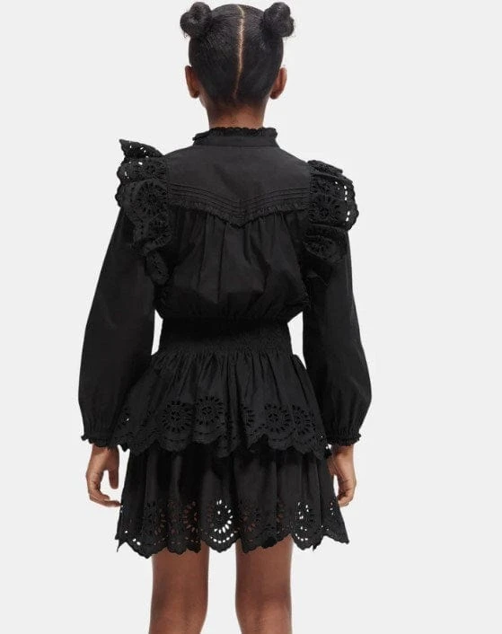 Scotch & Soda Girls Short length Long-Sleeve Broderie Anglaise Tiered Dress Scotch & Soda Girls Short Length Long-Sleeve Broderie Anglaise Tiered Dress -Akubra Store Screenshot 202023 04 28 20115527