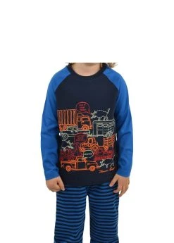 Thomas Cook Boys Traffic Jam Glow In The Dark Pjs