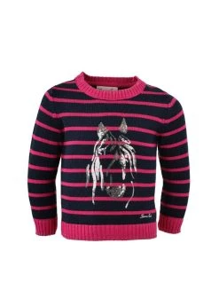 Thomas Cook Girls Brandy Horse Sequin Jumper