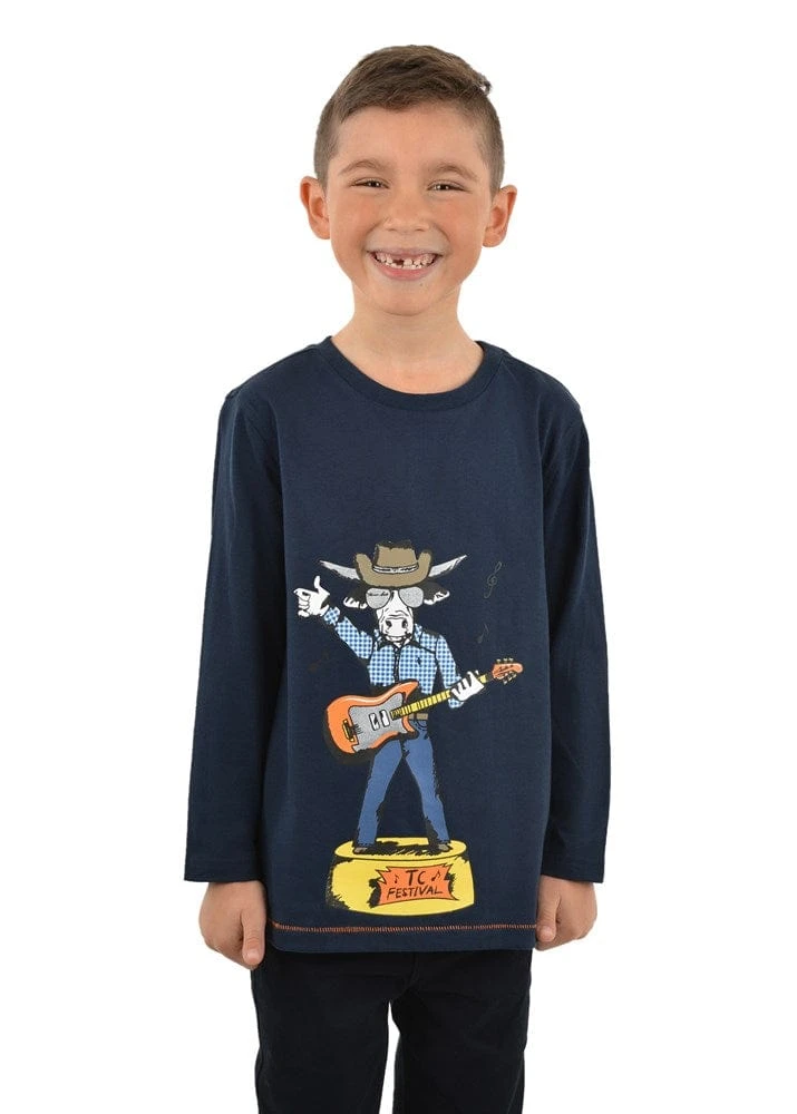 Thomas Cook Boys Country Singer Long Sleeve Tee Thomas Cook Boys Country Singer Long Sleeve Tee -Akubra Store T3W3501125 201 1