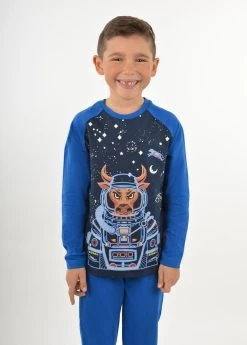 Thomas Cook Boys Astronaut Glow In The Dark Pjs