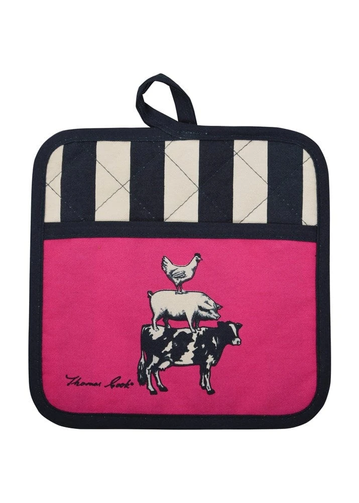 Thomas Cook MFarm Friends Oven Mitt Pot Holder Set Thomas Cook MFarm Friends Oven Mitt Pot Holder Set -Akubra Store TCP2922130 822 2