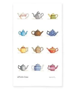 Red Tractor Designs Red Tractor - Tea Pots - Tea Towel