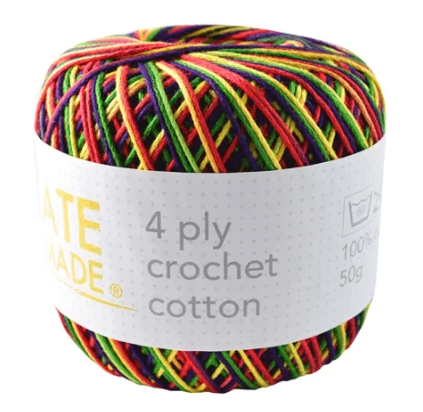Create Handmade 4 ply Crochet Cotton Create Handmade 4 Ply Crochet Cotton -Akubra Store Ver Brights f5fcb40b 40e5 4fb5 96ba b7c28a072ef4