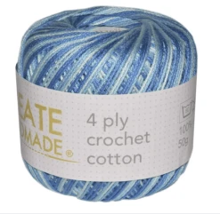 Create Handmade 4 Ply Crochet Cotton 25 Create Handmade 4 Ply Crochet Cotton -Akubra Store Ver Turq d51e1c1f 1cfd 46dc a101 b0c021c5bd94