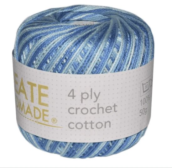 Create Handmade 4 ply Crochet Cotton Create Handmade 4 Ply Crochet Cotton -Akubra Store Ver Turq d51e1c1f 1cfd 46dc a101 b0c021c5bd94
